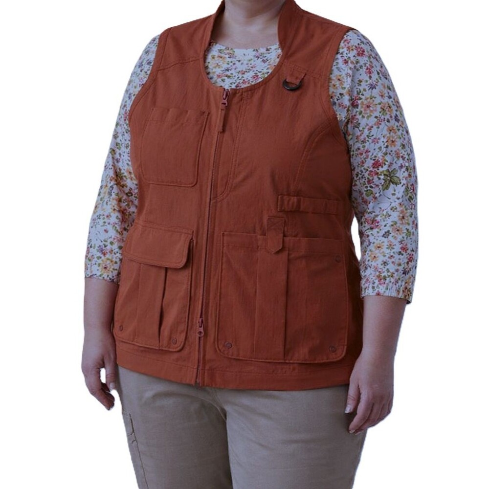 Duluth Trading Heirloom Gardening Vest Womens Plus 2XL Travel Utility Hiking